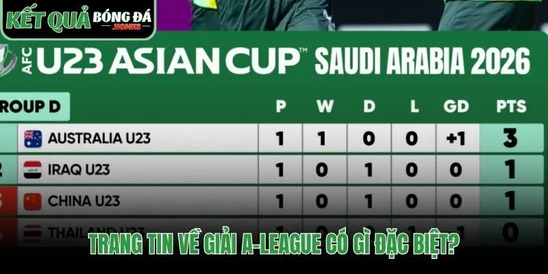 Không gian độc quyền xem kết quả bóng đá Úc không nhiễu loạn