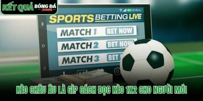 Kèo châu Âu giải thích ba cửa cược cơ bản 1X2